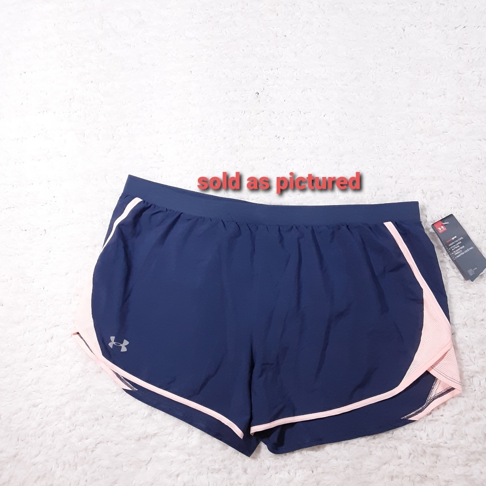 UNDER ARMOUR WOMENS 1350196 RUNNING SHORTS NWT